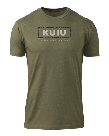 KUIU Box Logo T-Shirt | Military Green